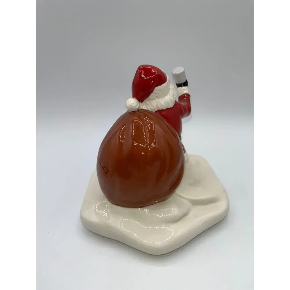 Vintage Japan Replacement Santa Claus Cookie Jar (LID ONLY) Replacement Top - Picture 12 of 16